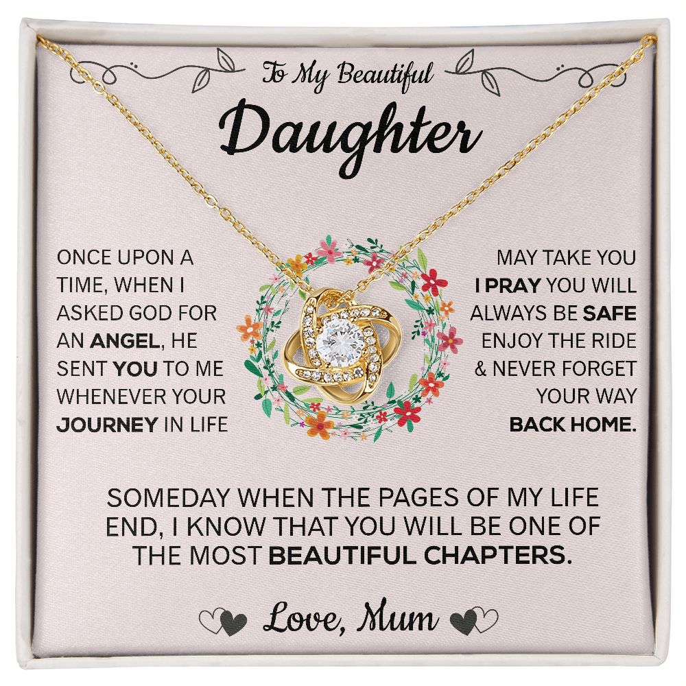 To My Beautiful Daughter - Love Knot - ST 21.7