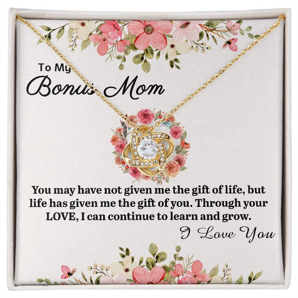 To My Bonus Mom - Love Knot - ST 11.5