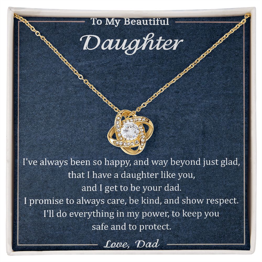 To My Beautiful Daughter - Love Knot - ST 19.6