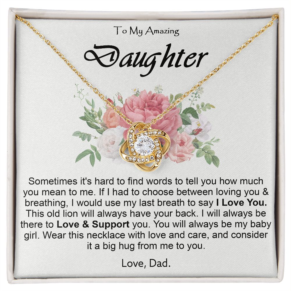 To My Amazing Daughter - Love Knot - ST 19.2