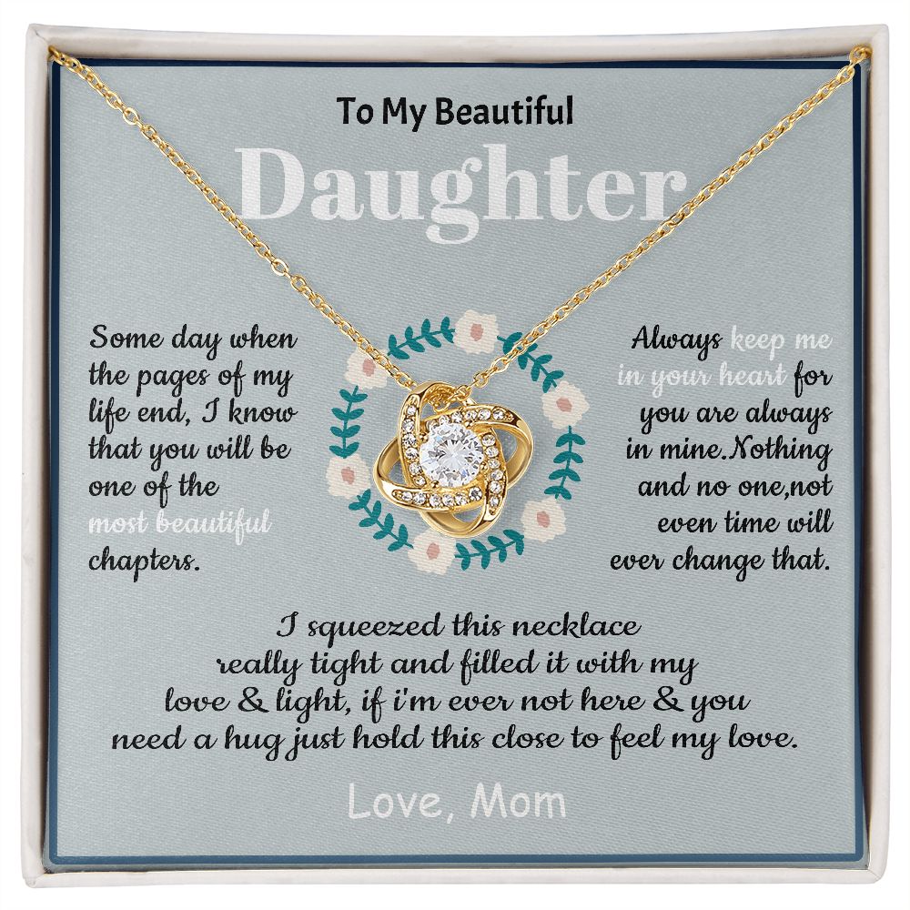 To My Beautiful Daughter - Love Knot - ST 21.2