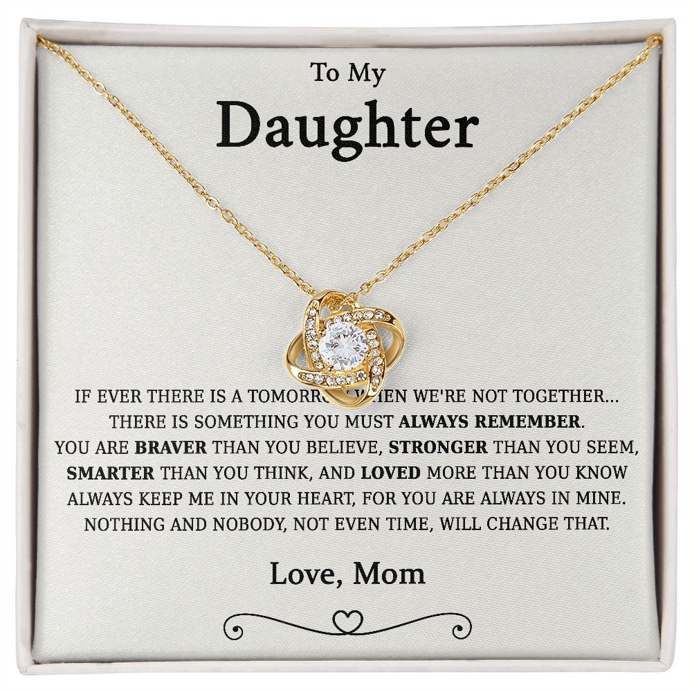 To My Daughter - Love Knot - ST 18.8