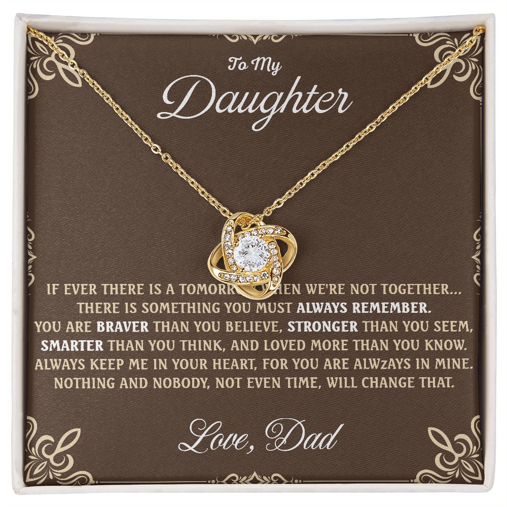 To My Daughter - Love Knot - ST 19.8