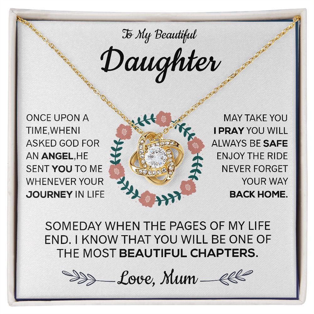 To My Beautiful Daughter - Love Knot - ST 21.6