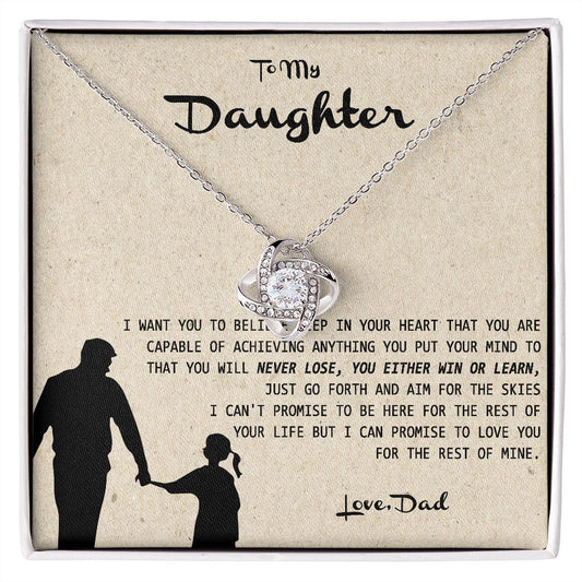 To My Daughter - Love Knot - ST 19.7