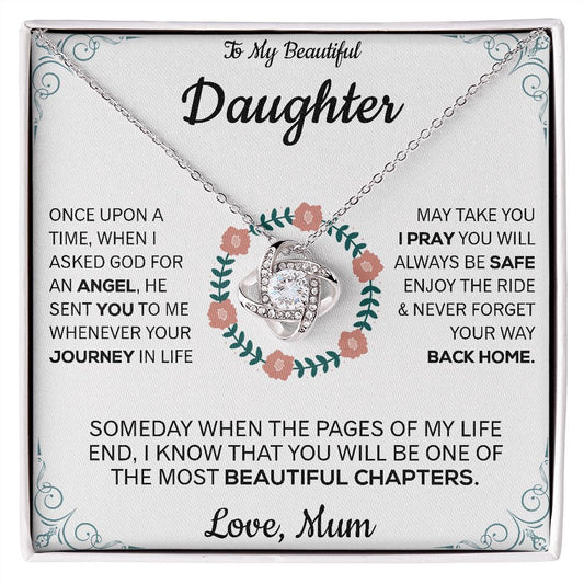 To My Beautiful Daughter - Love Knot - ST 21.5