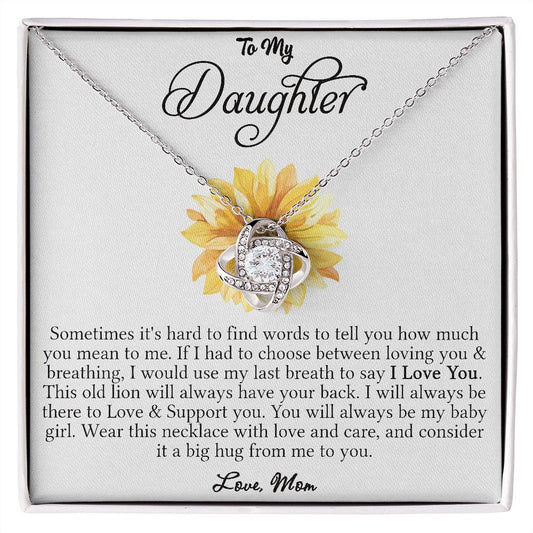 To My Daughter - Love Knot - ST 18.4