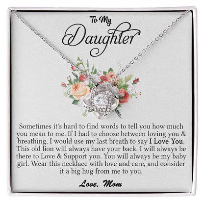 To My Daughter - Love Knot - ST 18.3