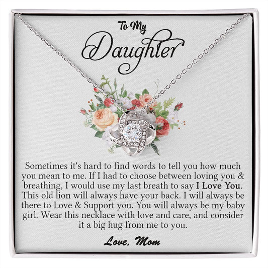 To My Daughter - Love Knot - ST 18.3