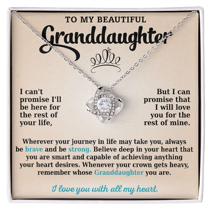 To My Beautiful Granddaughter - Love Knot - ST 17.2