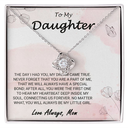 To My Daughter - Love Knot - ST 18.9