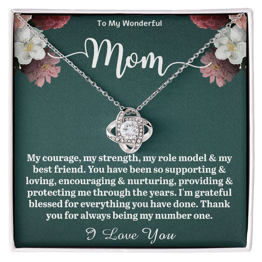 To My Wonderful Mom - Love Knot - ST 11.4