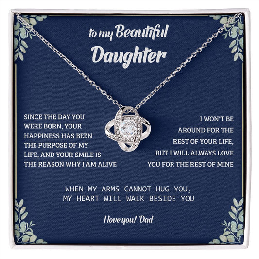 To My Beautiful Daughter - Love Knot - ST 19.3