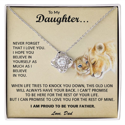 To My Daughter - Love Knot - ST 19.10