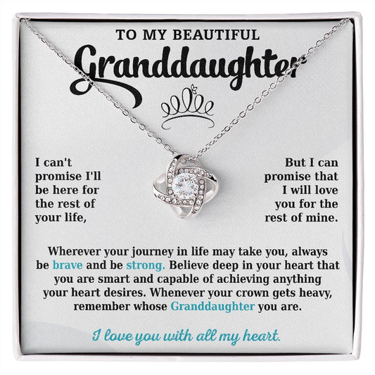 To My Beautiful Granddaughter - Love Knot - ST 17.1